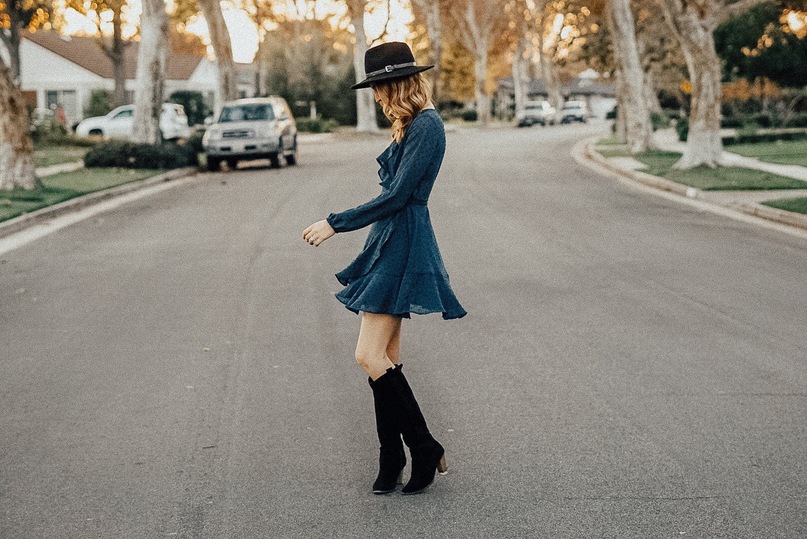 Teal Dress